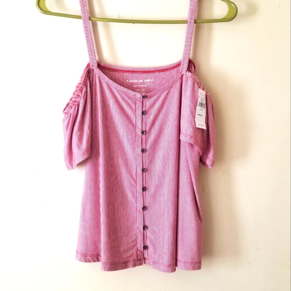 American Eagle on&off the shoulder crop top